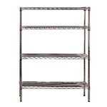 Chrome Finish 4 Tier Unit