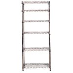 Chrome Finish 6 Tier Unit