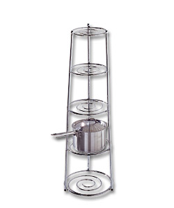 Chrome Pan Stand