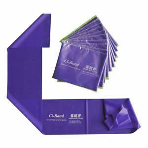 Twenty 1m lengths of resistance band for use during rehab and training exercises. These indigo Ci-Ba