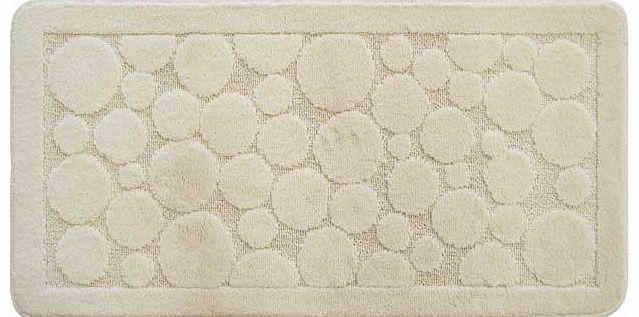 Circle Bathmat 50x100cm - Cream