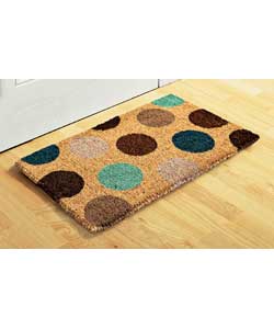 Unbranded Circles Coir Door Mat