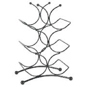 Unbranded Circolare 6 bottle Wine Rack, Black