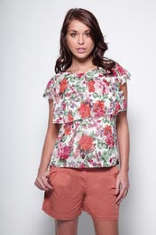 Unbranded Clara Floral Print Blouse