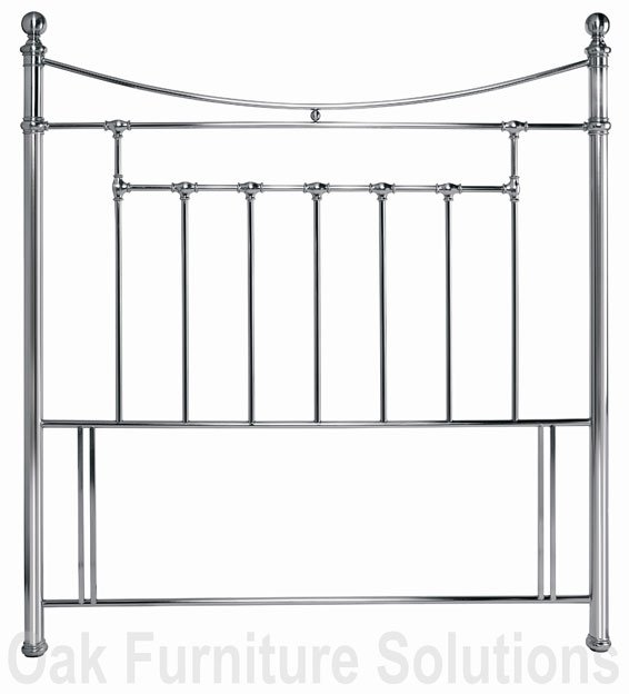 Unbranded Claudia Nickel Headboard - 135cm - Double and