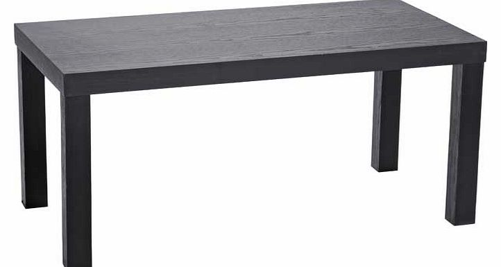 This attractive coffee table is the perfect addition to a study. living room or play room. In a sleek black. this table will bring a sophisticated edge to any room and is great value if you are looking for a simple coffee table. Collect in store toda