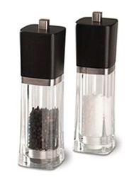 Cole and Mason Quad Pepper Mill 165mm Clr Ebony