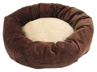 Comfurt 40 Winks Corduroy Donut Dog Bed 24in