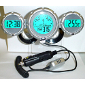 12v digital modular set Displays direction, time and inside temperature Windscreen or dash