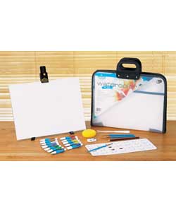 Complete watercolour painting portfolio case is a