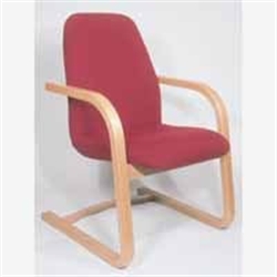 Conn Prem Cant Armchair LtOak/Blue