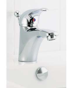 Contemporary Chrome Lever Basin Mixer Tap