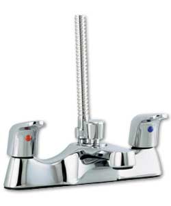 Contemporary Chrome Lever Style Bath/Shower Mixer