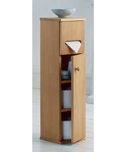 Contemporary Pine Tidy Bathroom Cupboard