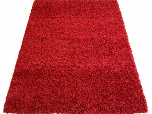 Unbranded Corfu Red Shaggy Rug - 170cm x 120cm