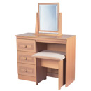 The Corrib range in Beech effect is an extensive collection of bedroom furniture ranging from small