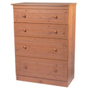 The Corrib range in Farmhouse Pine effect is an extensive collection of bedroom furniture ranging