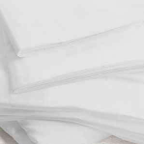Cotton Fitted Sheet- White- Kingsize