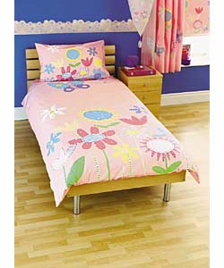 Crazy Daisy Duvet Cover and Pillowcase Set