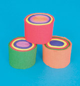 Crepe Rolls, multi coloured