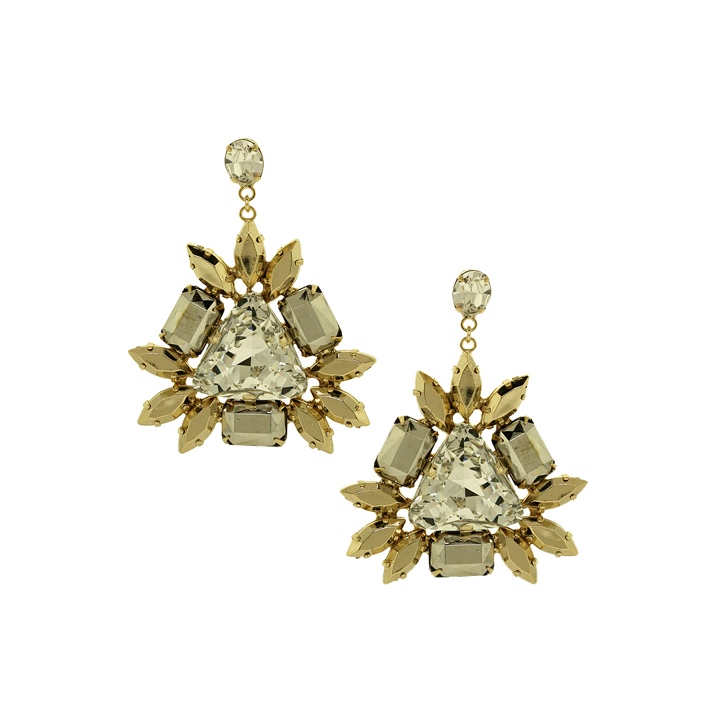 Unbranded Crystal Cluster Earrings