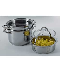 Unbranded Cuisinier 3 Piece S/S Multicooker