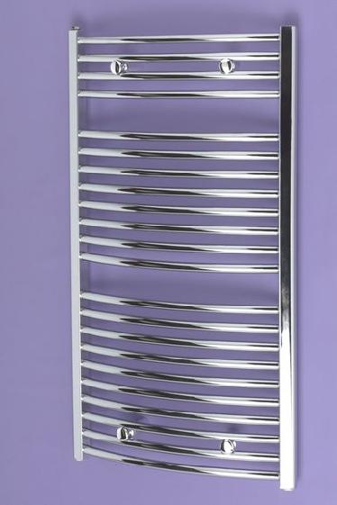 Curved Chrome Optatus Towel Rail