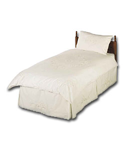 Cutwork Single Valance Cream