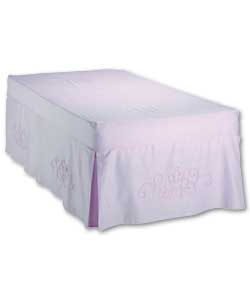 Cutwork Single Valance Sheet - Lilac