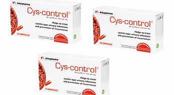 Urinary tract infections are one of the scourges of womanhood, and many of us suffer recurrent symptoms on a regular basis. Cys-control is the first ever cranberry-based food supplement to be registered as an official �medical device�. It not only he