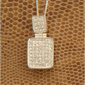 CZ Square Pendant