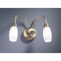 Unbranded DAARE0941 - 2 Light Satin Brass Wall Light