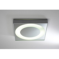 Unbranded DABUT5250 - Satin Chrome Ceiling Flush Light