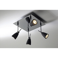 Unbranded DAEMP8550 - Black and Chrome Ceiling Spot Light