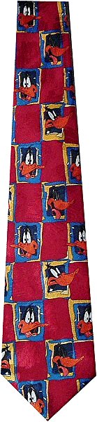 Daffy Duck Faces Tie