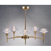 Unbranded DAHUT0575 - 5 Light Antique Brass Ceiling Light