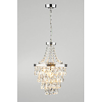 Unbranded DARCAR0150 - Chrome and Crystal Pendant Light