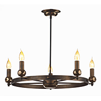 Unbranded DARFAC0563 - 5 Light Bronze Ceiling Light