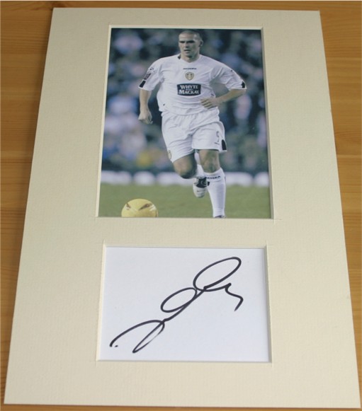 DAVID HEALY MOUNTED SIGNATURE - 12 x 8