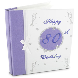 Unbranded Decorative 80th Birthday Photo Album