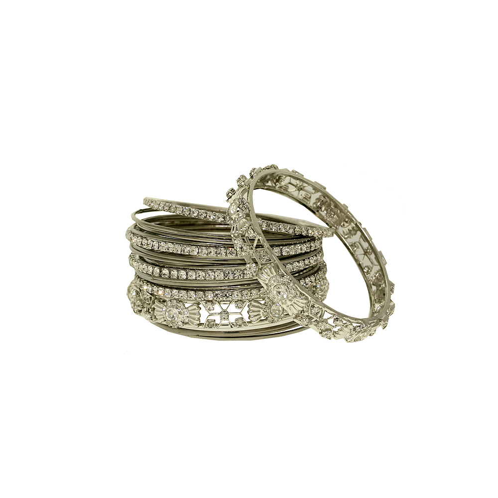 Unbranded Decorative Crystal Bangles