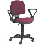 Deluxe Typist Chair-Burgundy