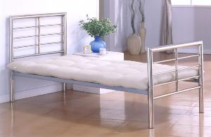 Denbigh Chrome Metal 3ft Single Bedstead