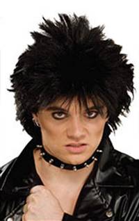 Dennis Black Spiky Wig