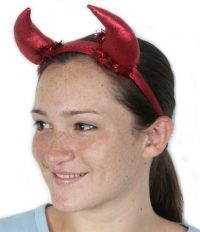 Devil Horns Lurex (Black)