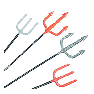 Devil trident, luminous