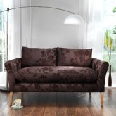 Unbranded Dexter 2 seater Sofa - Amelia Natural - Dark leg stain