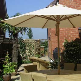 Unbranded Diamond 2.5m dia Parasol