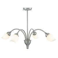 Unbranded DIIL10001 - 4 Light Satin Chrome Ceiling Light