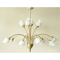 Unbranded DIIL20555 - 12 Light Satin Brass Ceiling Light